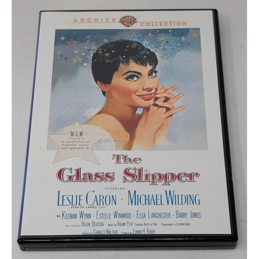 The Glass Slipper 1955 DVD 2011 Warner WB Archive Collection Leslie Caron
